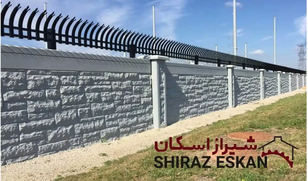دیوارهای بتنی پیش ساخته شرکت شیراز اسکان 