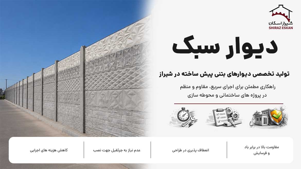 دیوارهای پیش‌ساخته بتنی